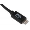 RS PRO Kabel USB do zásuvky IC Vnější, A: USB typu A, 150 mm Vnější, Černá, B: Lightning