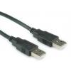 Roline Kabel USB do zásuvky IC Vnější, A: USB typu A, 3 m Vnější, Černá, B: USB typu A