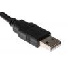 Roline Kabel USB do zásuvky IC Vnější, A: USB typu A, 3 m Vnitřní, Černá, B: USB typu A