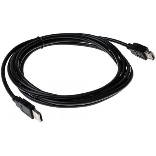 Roline Kabel USB do zásuvky IC Vnější, A: USB typu A, 3 m Vnitřní, Černá, B: USB typu A