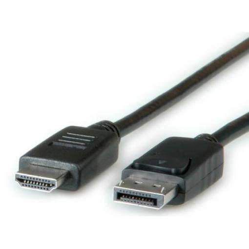 Roline, A: Vnější Display Port, B: Vnější HDMI, Polyvinylchlorid DisplayPort Kabely 2 m