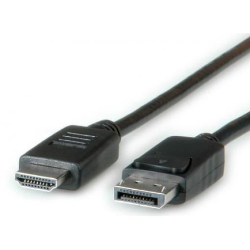 Roline, A: Vnější Display Port, B: Vnější HDMI, Polyvinylchlorid DisplayPort Kabely 3 m