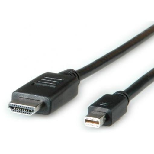 Roline, A: Vnější Mini DisplayPort, B: Vnější HDMI, Polyvinylchlorid DisplayPort Kabely 3 m