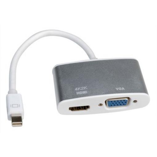 Roline AV adaptér, orientace těla: Rovný, adaptér z typu: Mini DisplayPort Vnější, adaptér z typu: HDMI Vnitřní,