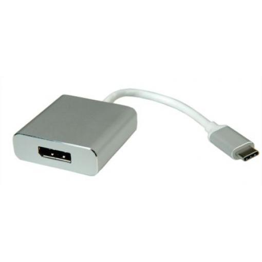 Roline Adaptér, 4K x 2K, video připojení: Display Port, standard: USB typu C