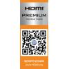 Roline, řada: Premium Vysoká rychlost 3 m, A: Vnější HDMI, B: Vnější HDMI