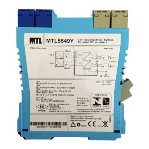 Převodník signálu, řada: MTL Proud/napětí IECEx, ATEX Proud, počet kanálů: 2 Eaton 20/35 V dc