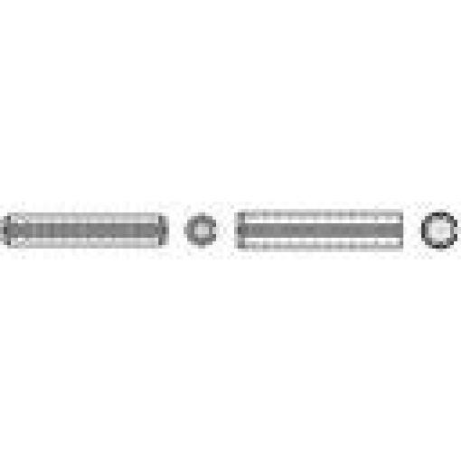 TOOLCRAFT TO-419850 upínací kolíky (Ø x d) 2.5 mm x 10 mm pružinová ocel 200 ks