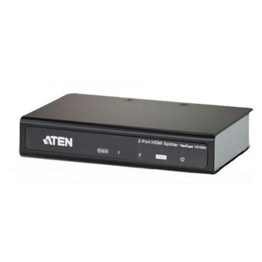 Rozdělovač video kanálů, HDMI 2portový, video připojení: HDMI 4096 x 2160 pixel 1, Oddělovač 2 Aten