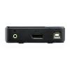 Přepínač KVM, 3,5 mm stereo 2portový USB 1 Aten, video připojení: Display Port 4096 x 2160 pixel