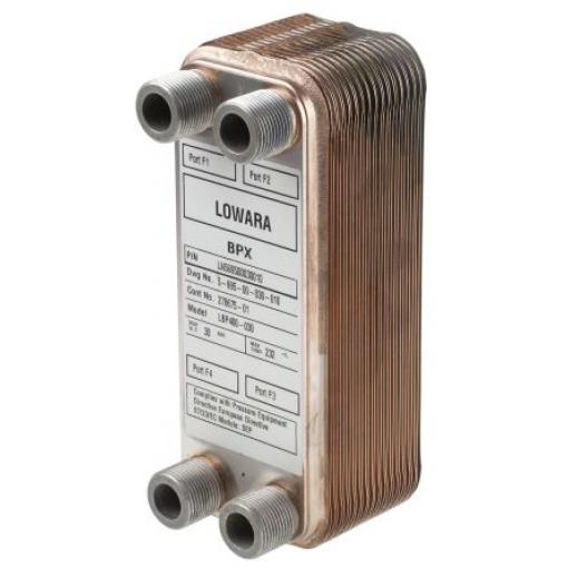 Xylem Kapalinový výměník, řada: BP400 214.5 mm 80.7 mm 24.1 mm
