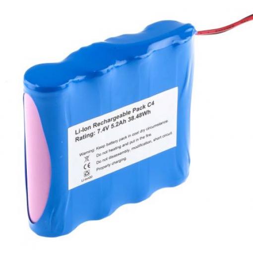 Nabíjecí bateriový modul 7.4 V Li-Ion 4článkový 5.2 Ah RS PRO