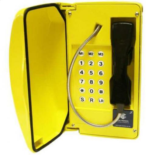 Telefon Šňůrové, Žlutá, Černá Gai-Tronics, model: Titan