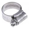 Hadicová a stahovací spona Šnekový převod, Nerezová ocel Šroub s šestihrannou hlavou RS PRO 22 mm (vnitřní prům.)
