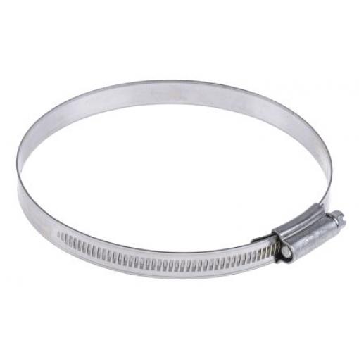 Hadicová a stahovací spona Šnekový převod, Nerezová ocel Šroub s šestihrannou hlavou RS PRO 120 mm (vnitřní prům.)