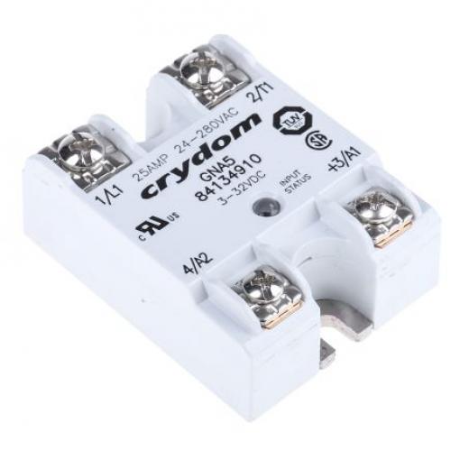 Sensata / Crydom Polovodičové relé 25 A Panel 280 V ac 8413 32V dc