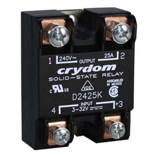 Sensata / Crydom Polovodičové relé 25 A Panel 530 Vrms 1 32V dc