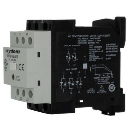 Sensata / Crydom 1 NO, 1 NC Polovodičový stykač 3pólový 8 mA 230V ac 1.75 kW s 1 NO/1 NC kontakty 265V Reverzační,