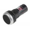 RS PRO Tlačítkový spínač IP65 SPST Montáž do panelu 22 mm Černá