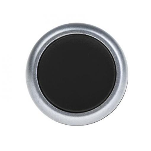 RS PRO Tlačítkový spínač IP65 SPST Montáž do panelu 22 mm Černá