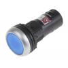 RS PRO Tlačítkový spínač IP65 SPST Montáž do panelu 22 mm Modrá
