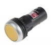 RS PRO Tlačítkový spínač IP65 DPST Montáž do panelu 22 mm Žlutá