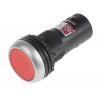 RS PRO Tlačítkový spínač IP65 2 NC Montáž do panelu 22 mm Červená
