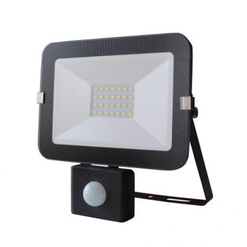 Plošné svítidlo, barevná teplota: 4000K, 20 W, svítivost: 1800 lm, IP65 PIR 220 → 240 v AC RS PRO 30000h