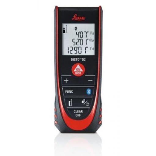 Laserový dálkoměr, číslo modelu: D2BT, rozsah: 100 m Leica, přesnost: ±1.5 mm