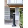 Rubbermaid Commercial Products Cigaretový koš Základna Pozinkovaná ocel, Černá 357 mm x 1.03 m, šířka: 357mm
