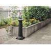 Rubbermaid Commercial Products Cigaretový koš Základna Pozinkovaná ocel, Černá 357 mm x 1.03 m, šířka: 357mm