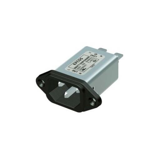 EPCOS Filtr IEC 10A, řada: B84771 C14 Vnější, Zacvakávací montáž, 250 V ac/dc, 50/60 Hz Jazýček, 50 °C B84771M3010A000