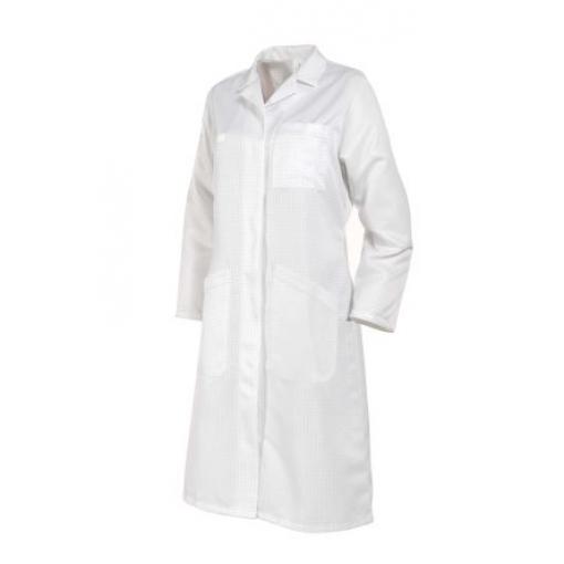 MOLINEL Laboratorní plášť, Bílá Unisex, SC: M 3, Polyester Opakovaně použitelné EN 1149-5