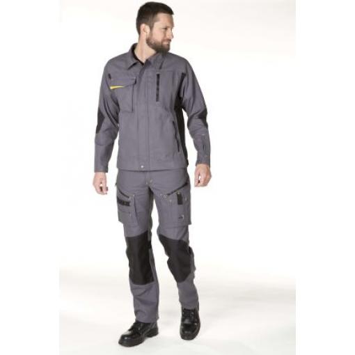 MOLINEL Pracovní kalhoty Unisex No, SC: 48L velikost 48 in v pase, délka nohavice 32in, Šedá, řada: DYNAMIC FIT