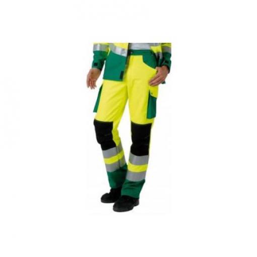 Pracovní kalhoty pánské velikost 38in v pase, délka nohavice 32in, Žlutá, Bavlna, polyester, řada: Roady