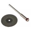 Řezný kotouč Oxid hlinitý zrnitost 1 22 mm, max. bezpečná rychlost: 30000 rpm RS PRO Hrubé 1 V balení