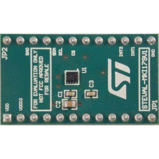 Akcelerometrový snímač, klasifikace: Deska adaptéru LIS2DW12 s paticí DIL24 STEVAL-MKI179V1 STMicroelectronics