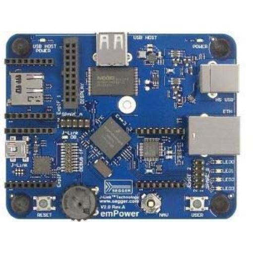SEGGER Vyhodnocovací deska, MK66FN2M0VMD18, ARM, MCU 6.30.00 emPower, Mikrokontrolér, Cortex M, emPower, Vyhodnocovací