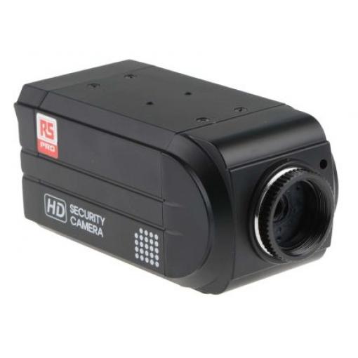 RS PRO Síť Podpora audia, Montáž do skříňky, 2 megapixely Kamera CCTV Vnitřní Pevný 1920 x 1080 pixel ONVIF No 2.07 MP