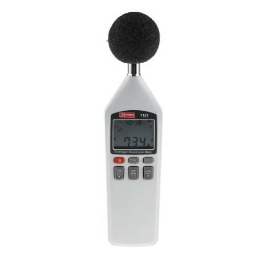 Hlukoměr Protokolování dat RS PRO 30 dB 130 dB 8 kHz