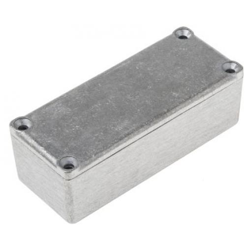 RS PRO Pouzdro IP54 Stíněné barva Stříbrná barva Stříbrná Odlévaný hliník 90 mm 30 mm 38 mm