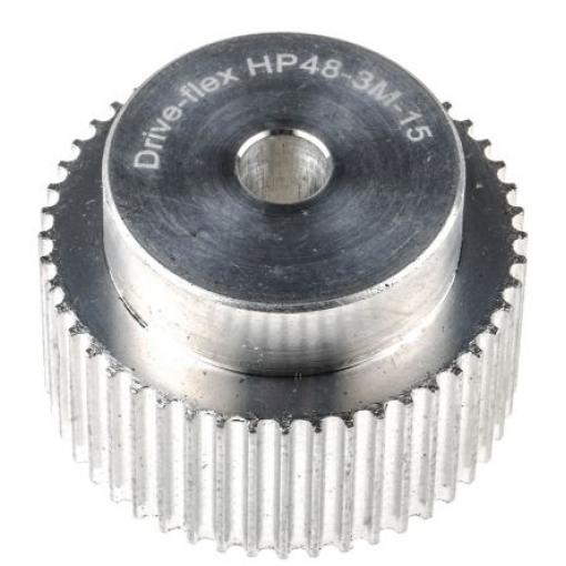 RS PRO Řemenice rozvodového řemenu, Hliník 48 zubů 15 mm rozteč 3 mm, vývrt: 8 mm