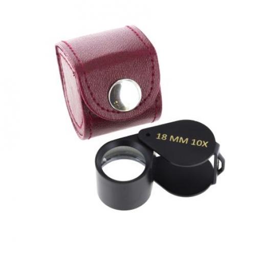 Zvětšovací sklo, poměr zvětšení: 10x průměr čočky 18 mm RS PRO
