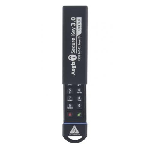 Flash disk USB 480 GB 256bitový AES XTS USB 3.1 Ano Apricorn Průmyslová třída