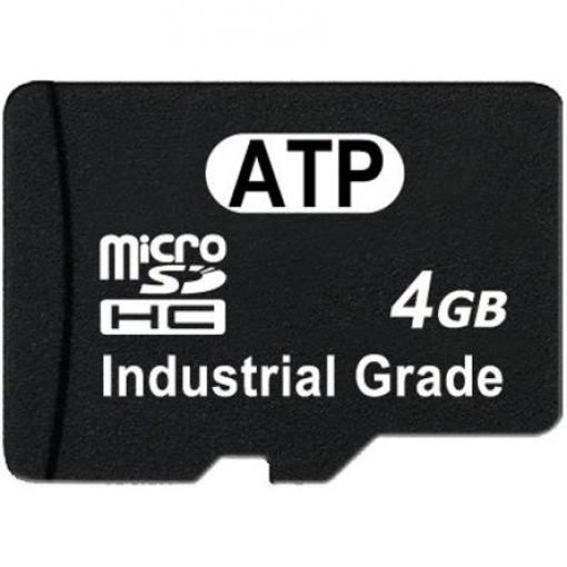 MicroSD 4 GB MicroSDHC Průmyslová třída SLC ATP UHS 1 U1, Třída 10 -40 °C -40 °C