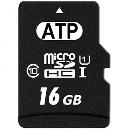 MicroSD 16 GB MicroSDHC Průmyslová třída MLC ATP UHS 1 U1, Třída 10 -40 °C -40 °C