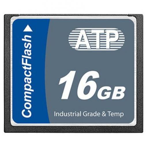 Karta Compact Flash Compact Flash ATP 16 GB Průmyslová třída SLC 85 °C -40 °C