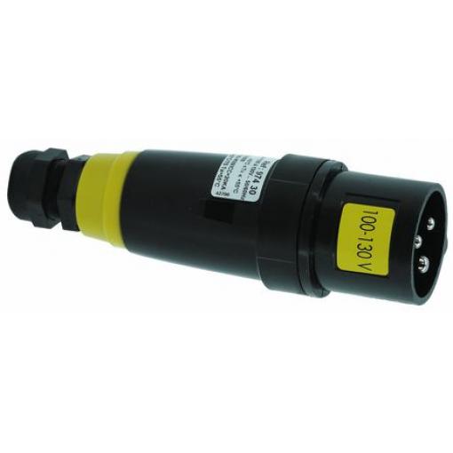 Emerson Appleton Průmyslový napájecí konektor, řada: PRE, IP66, Kabel, formát pólů: 2P+PE, orientace těla: Rovný barva