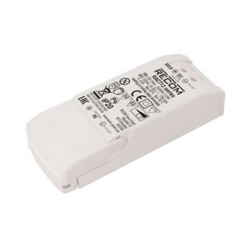 LED ovladač, řada: RACT12 RACT12-500 12/24 V dc 500 mA 12 W IP20 Recom