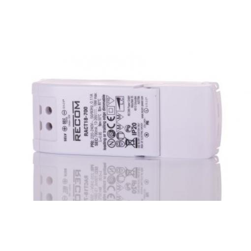 LED ovladač, řada: RACT18 RACT18-700 13/26 V 700 mA 18 W IP20 Recom